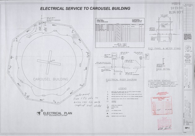 Additional Plans for Electrical Service to the Carousel Building