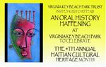 Postcard Invitation to Virginia Key Beach's Oral History Event for Haitian Cultural Heritage Month