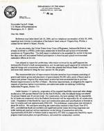 Army Corps of Engineer Letter Indicating their Participation in the Virginia Key Shoreline Stabilization Project