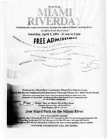 Flyer for the Seventh Annual Miami River Day