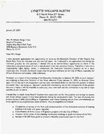 Lynette Williams Austin email to Athalie Range Resigning from the Executive Director Position for the Virginia Key Beach Park Trust