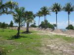 Photos of the potential walking trail at Virginia Key Beach Park