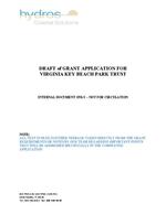 Virginia Key Beach Park Trust's Draft Application for the NOAA Stimulus Grant