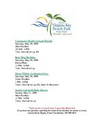 Historic Virginia Key Beach Park Trust Pavilion Rental Announcement General Format