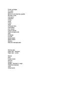 Virginia Key Beach Park Trust's List of Office Supplies