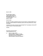 David Shorter Email to Marcia Martin, Director of the Office of Capital Improvements