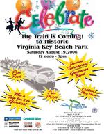 [2006-08-19] Flyer for the Mini Train's Return to Historic Virginia Key Beach Park