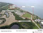 Aerial Photo Depicting the Shoreline, Coastal Dune, Special Event Meadow, Entrance, and Front Law of Virginia Key Beach Park<br />( 2 volumes )