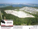 Aerial Photo of Virginia Key Showing Construction Near Virginia Key Beach Park