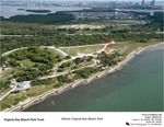Aerial Photo Showing the Hedge Lines Near the Cabins at Virginia Key Beach Park<br />( 2 volumes )