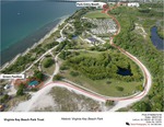 Aerial Photo of Virginia Key Beach Showing the Park Entry Booth and the Green Pavilion<br />( 2 volumes )