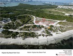 Aerial Photo Showing a Vehicle Parking Location at Virginia Key Beach Park