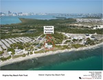 Aerial Photo Showing the Historic Carousel Building at Virginia Key Beach Park
