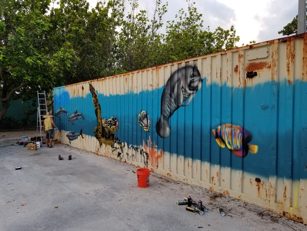 Artist Luis Valle Container Project