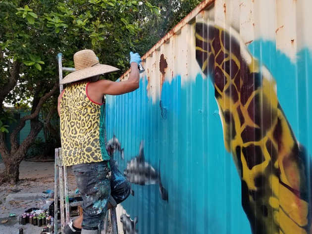 Artist Luis Valle Container Project