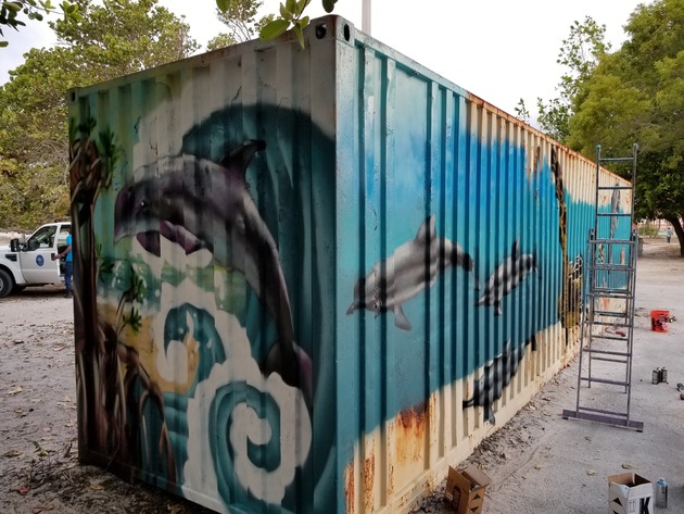 Artist Luis Valle Container Project