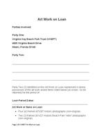 Art Work on Loan