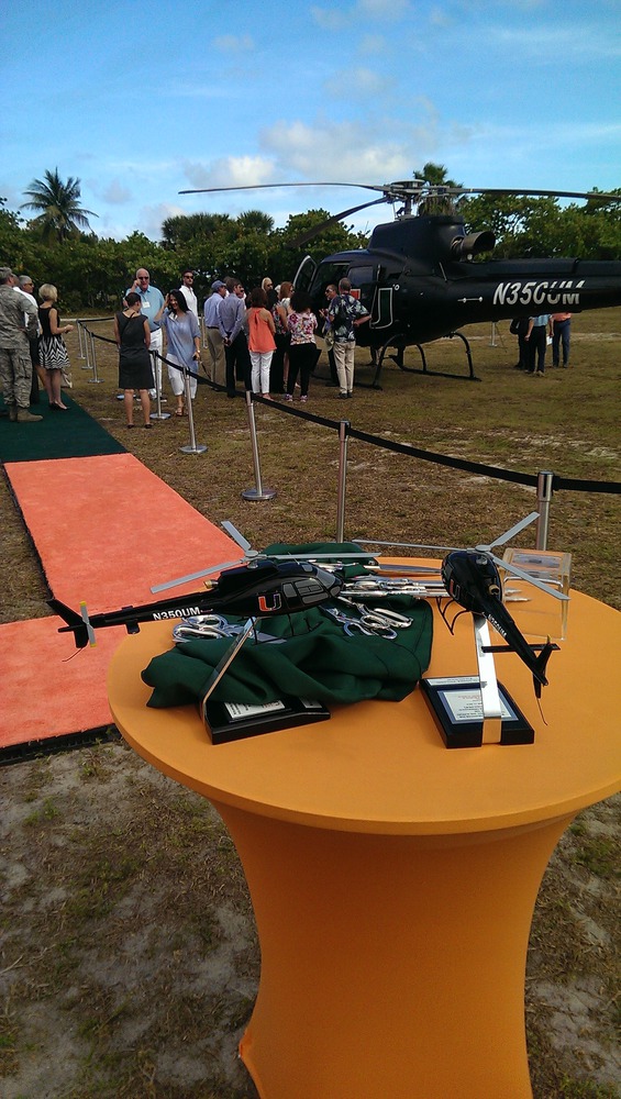 University of Miami RSMAS Helicopter 2015