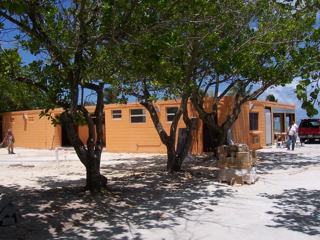 Beach buildings