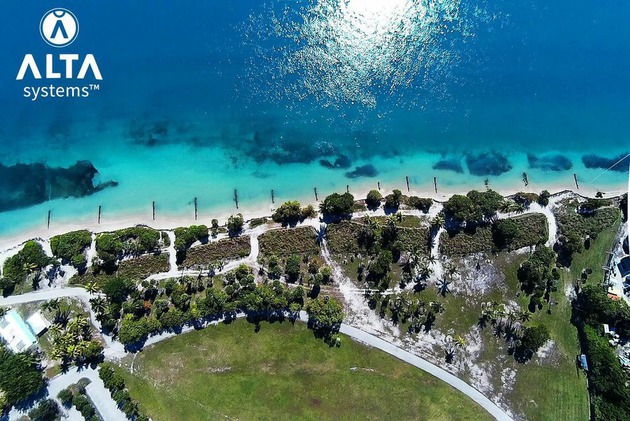 Aerial Photo of Historic Virginia Key Beach Park's southern shoreline