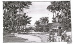 Drawing of Beach Pavilion at HVKBP