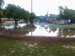 Flooding at the Historic Virginia Key Beach Park