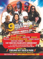 9 Mile Music Festival 2017 Flyer