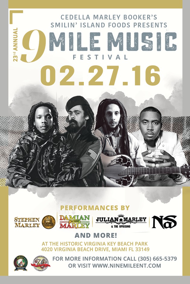 9 Mile Music Festival 2016 Flyer