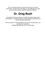 [2017] Greg Bush Plaques at Virginia Key Beach Park