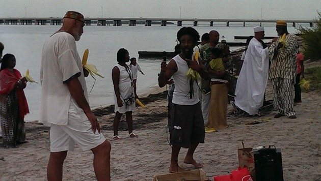 The 2016 Annual Sunrise Ancestral Remembrance of the Middle Passage Ceremony