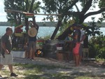 Shaggy4Kids video set-up at Historic Virginia Key Beach Park