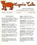 Tiger's Tale: November 1968