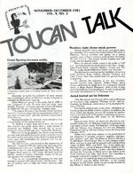 [1981] Toucan Talk: Vol. 8, No. 3 November-December 1981