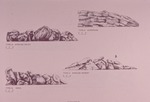 [1970/1990] Four types of rock formation design sketches for Miami Metrozoo