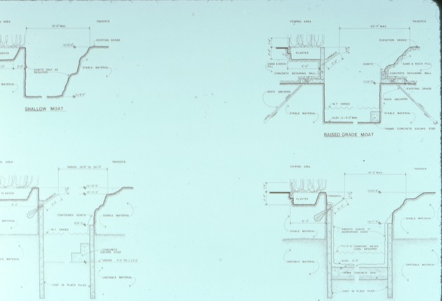 Miami Metrozoo habitat moat design plans