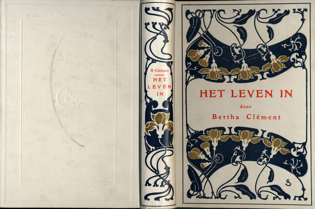 Het leven in : een verhaal voor jonge kinderen (Book cover) / door Bertha Clément ; met toestemming van de schrijfster uit het Duitsch vertaald door W. v. Hooff-Gualthérie v. Weezel