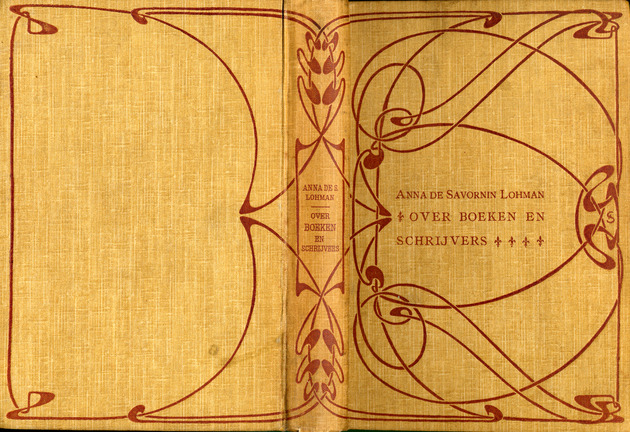 Over boeken en schrijvers : subjectieve opstellen (Book cover) / door Anna de Savornin Lohman