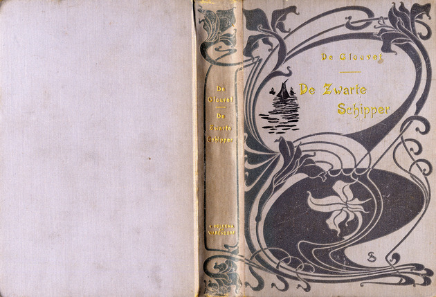 De zwarte schipper (Book cover) / De Glouvet ; naar het Fransch door Carolina van Deventer