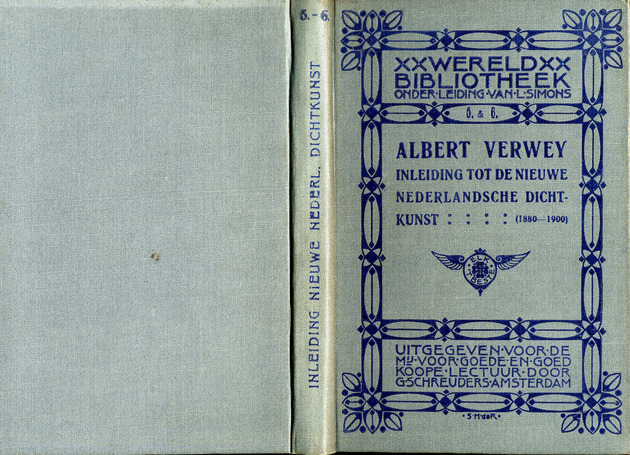 Inleiding tot de nieuwe Nederlandsche dichtkunst : (1880 - 1900) (Book Cover) / Albert Verwey