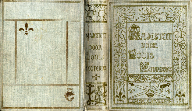 Majesteit (Book Cover) / door Louis Couperus - Variants Back/Front Olive Ink lettering