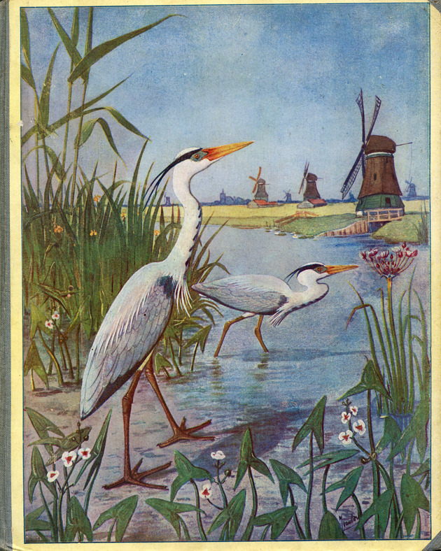 Lente (Book cover) / door Jac. P. Thijsse ; geillustreerd met plaatjes naar teekeningen van L.W.R. Wenckebach, Jan van Oort, en Jan Voerman, Jr. - Front cover
