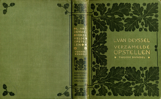 Verzamelde opstellen (Book Cover) / door L. van Deyssel