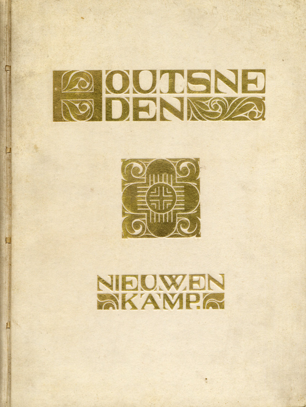 Een boekje met houtsneden (Book cover) / W.O.J Nieuwenkamp - Front cover