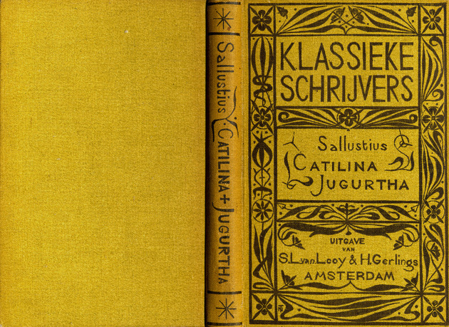 De samenzwering van Catilina (Book cover) / Sallustius ; uit het Latijn met inleiding door H.C. Muller. Jugurtha / Sallustius ; uit her Latijn door G. Busken Huet