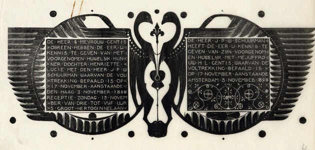[Proofs for De Houtsneden van K.P.C. de Bazel] / Book Ornamentations - Ornament 1