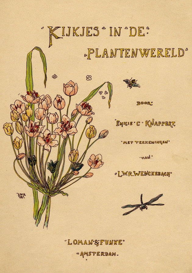 [L.W.R. Wenckebach drawings created to illustrate Kijkjes in de plantenwereld] - Proof 1