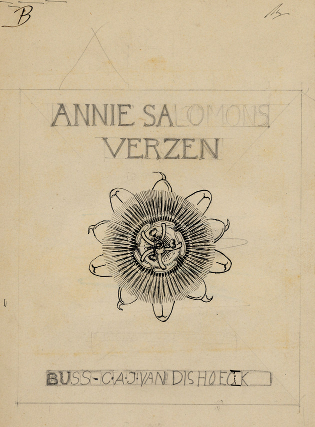[Sketches for Verzen / Annie Salomons]. / (Sketches) - Proof 1