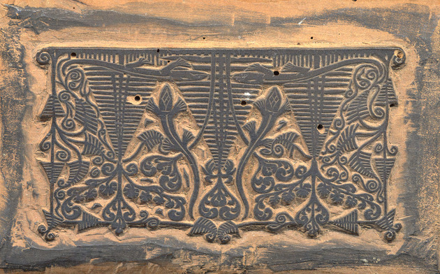 Woodblock from the De Veeze Collection (Ornament)