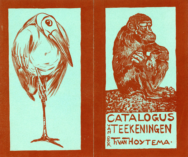 Catalogus teekeningen van Th. van Hoytema. (Book Cover)