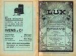 [1906] Lux : geillustreerd tijdschrift voor fotografie. (Book Cover)